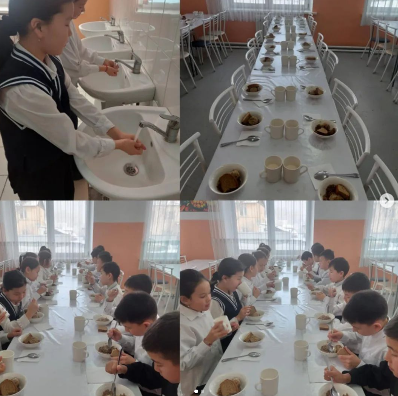 Мектебіміз дұрыс тамақтануды насихаттауға, оқушылар арасындағы тамақтану мәдениетін қалыптастыруға ерекше назар аударуда.